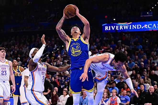 雷霆力克勇士迎5连胜 桑托斯22+11难挽败局